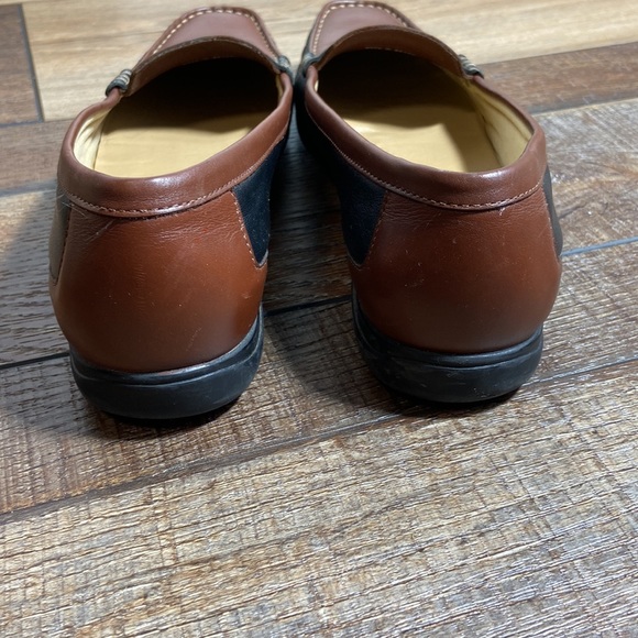 Trotters Francie Black and Brown Penny Loafers Size 10N Narrow - Picture 6 of 14